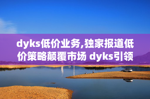 dyks低价业务,独家报道低价策略颠覆市场 dyks引领行业新风潮！