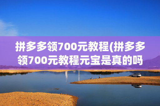 拼多多领700元教程(拼多多领700元教程元宝是真的吗)